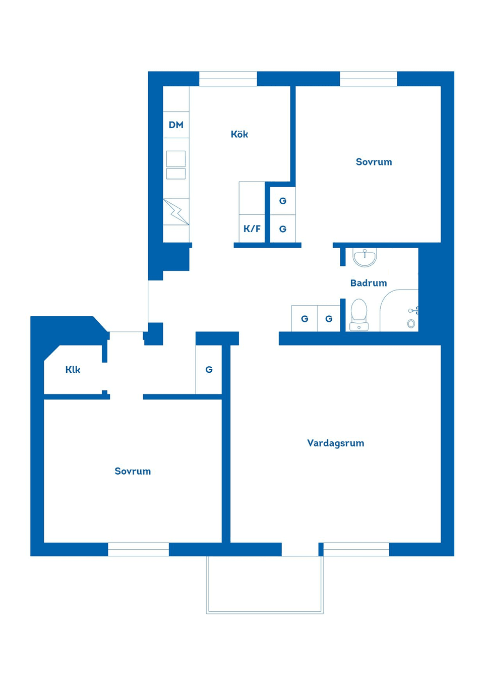 Bostadsrätt, Untragatan 2A, Södertull, Gävle