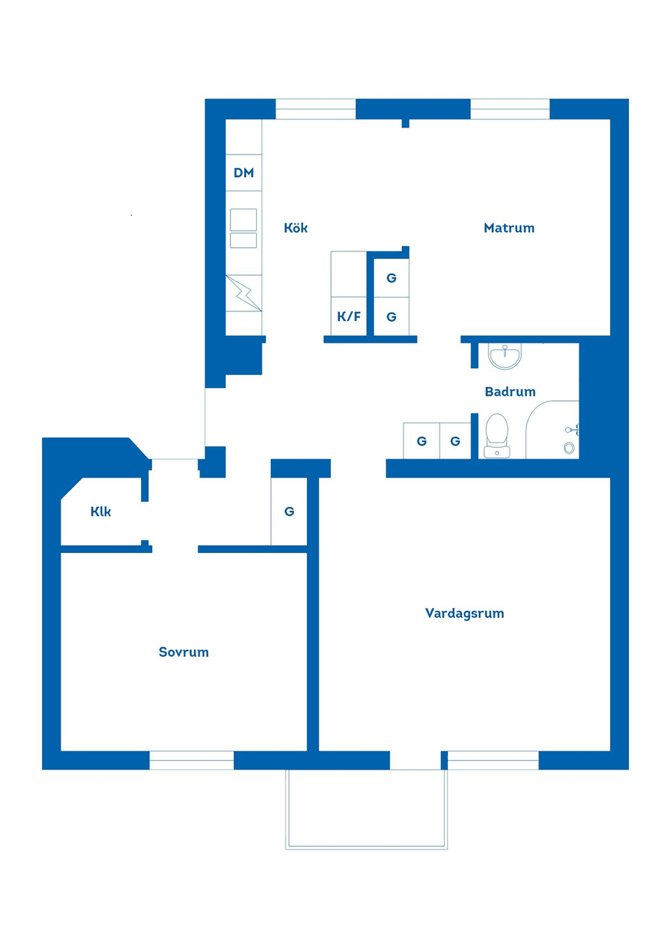 Bostadsrätt, Untragatan 2A, Södertull, Gävle