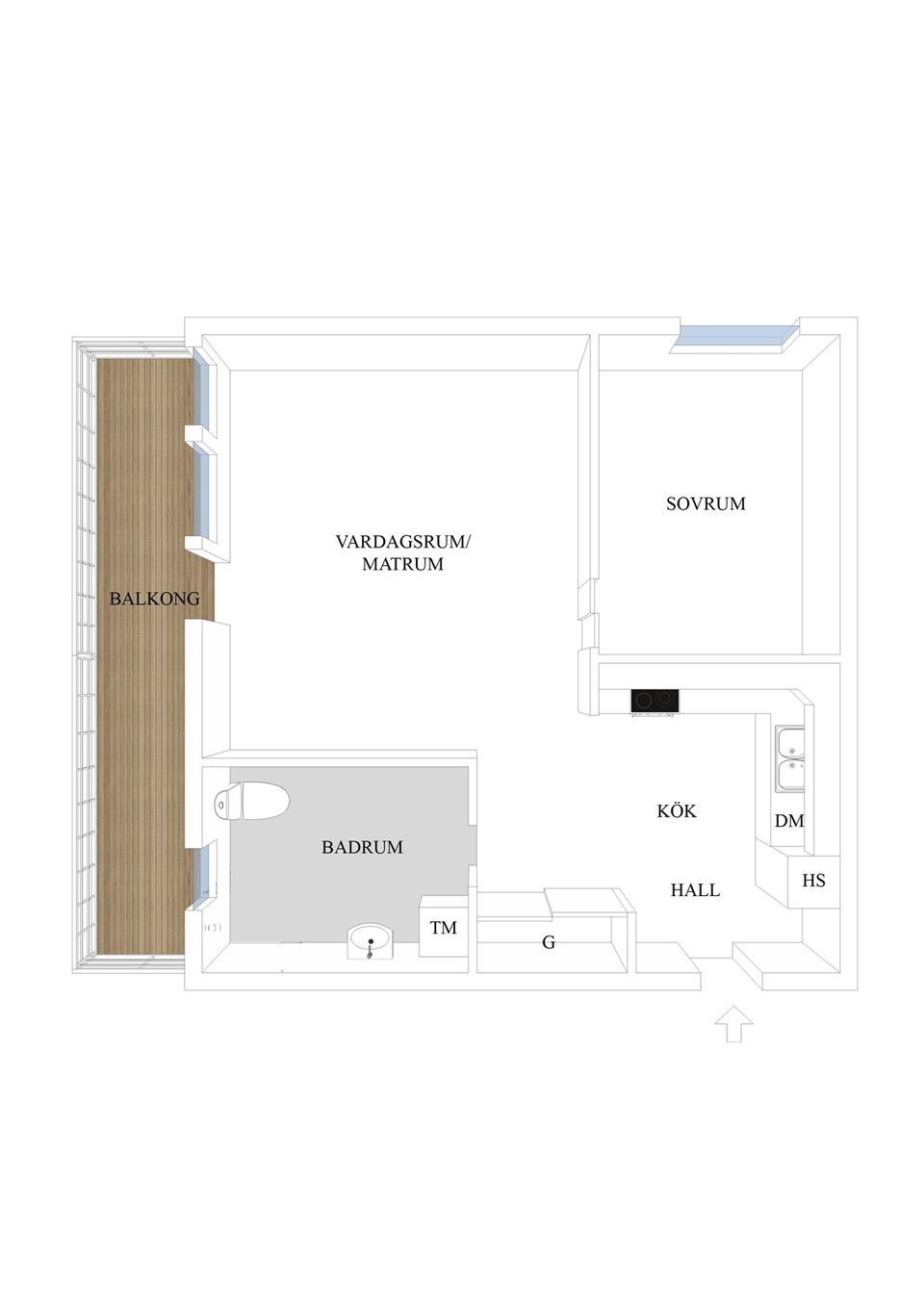 Bostadsrätt, Husarvägen 1, Centrala Väsby, Upplands Väsby