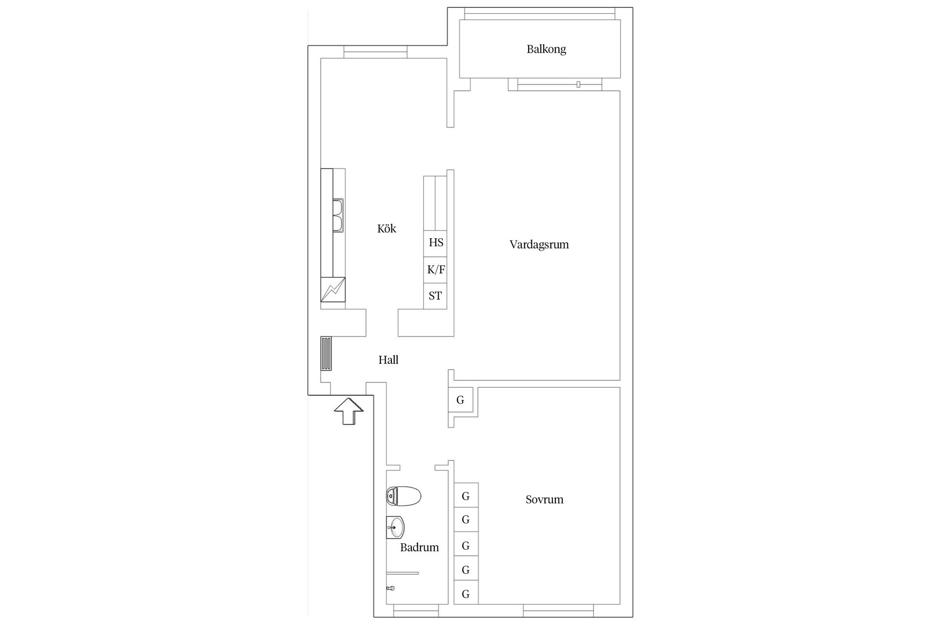 Bostadsrätt, Barometergatan 11, Länsmansgården, Göteborg