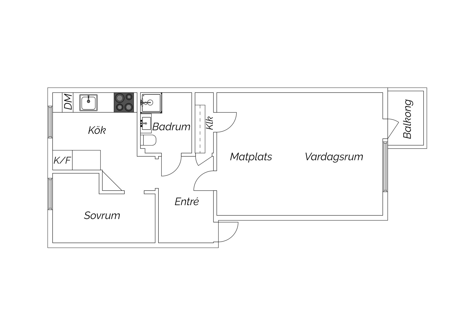 Bostadsrätt, Dalgatan 1A, Centrum-Stenstaden, Sundsvall