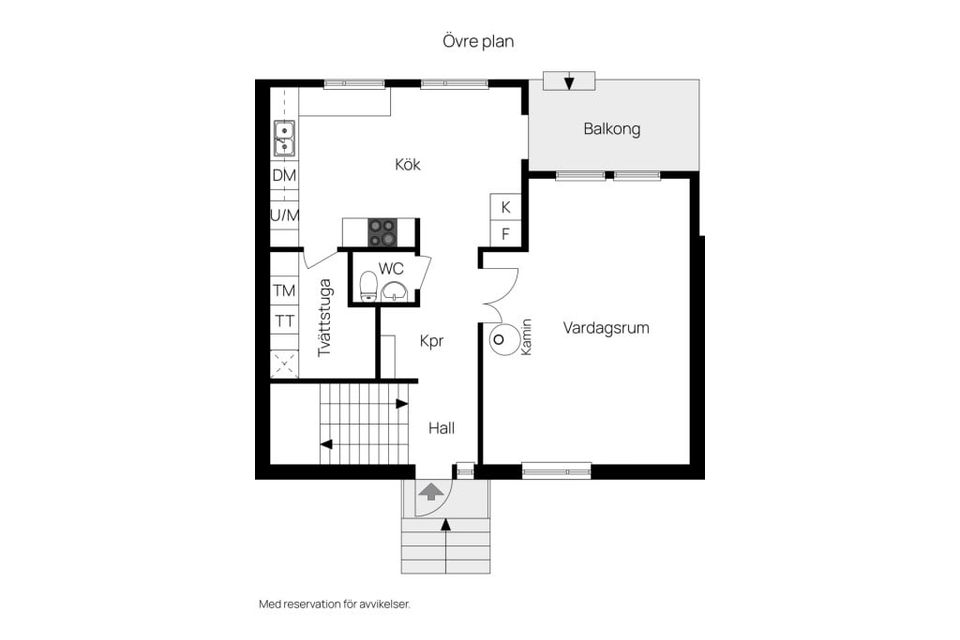 Radhus, Fäbodvägen 22, Klockarberget, Sundsvall