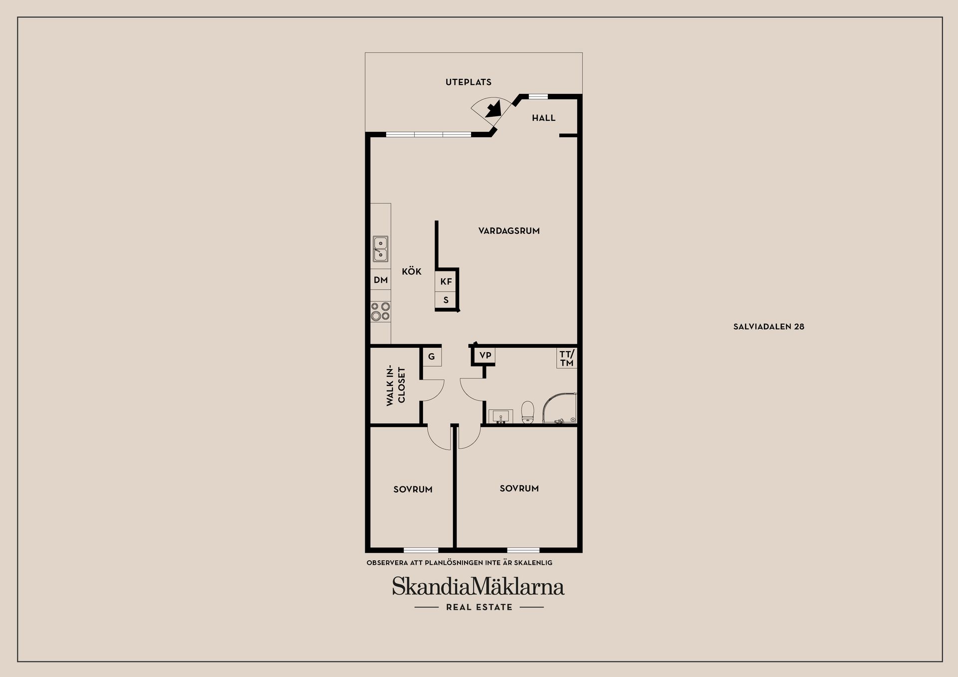 Bostadsrätt, Salviadalen 28, Angered, Göteborg