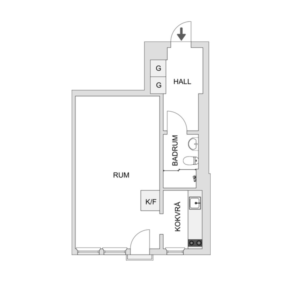 Bostadsrätt, Lagmansgatan 26, Långö, Karlskrona