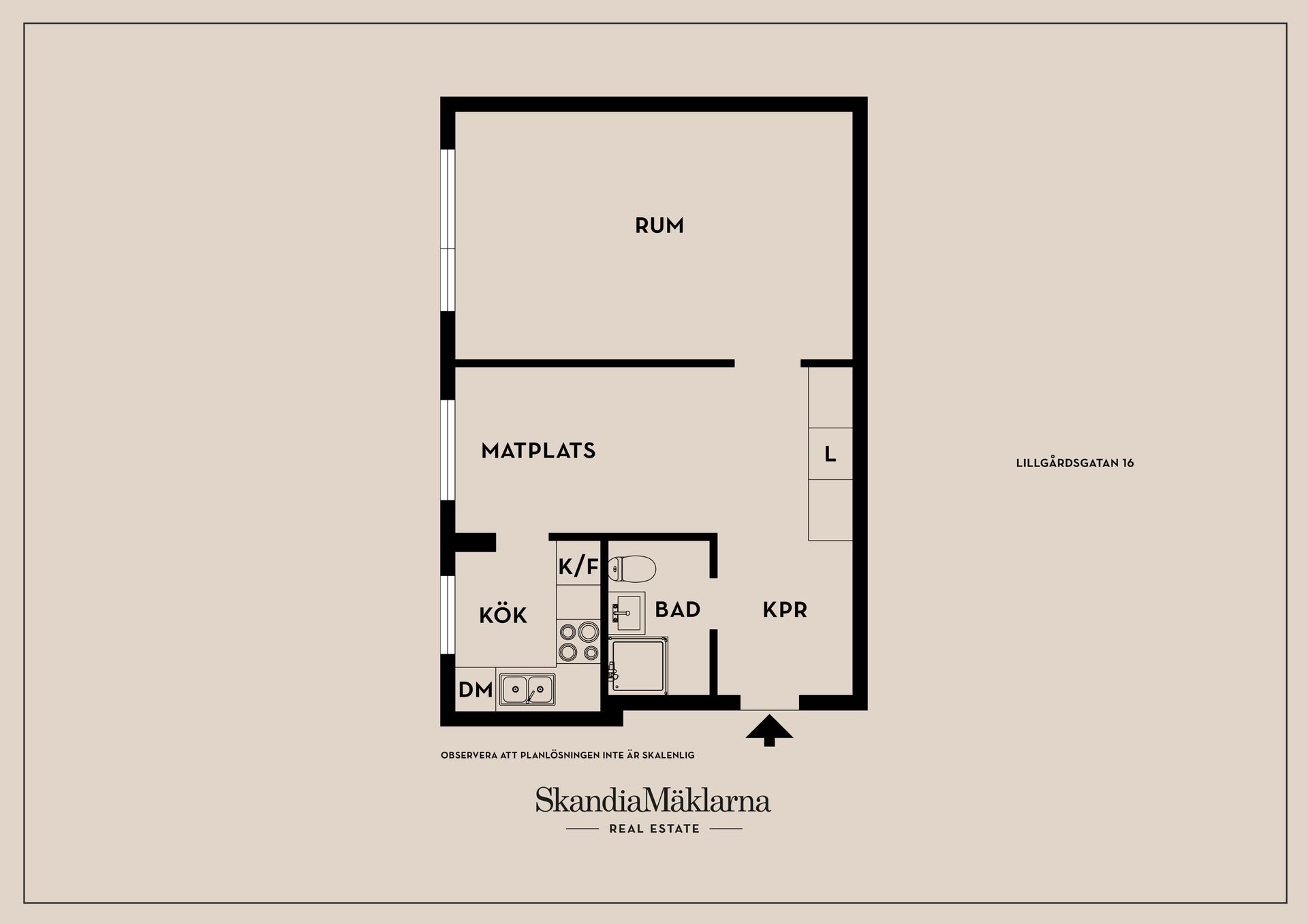 Bostadsrätt, Lillgårdsgatan 16, Berga, Linköping