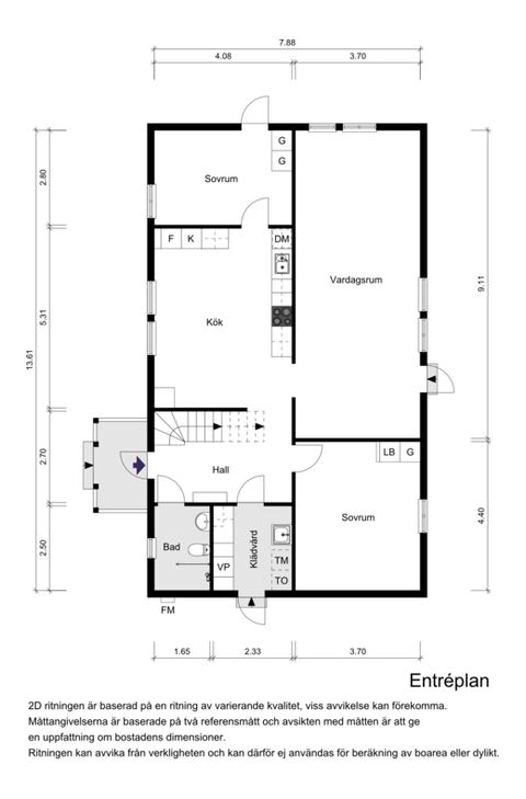 Villa, Lokevägen 6, Saltsjö-Boo, Nacka
