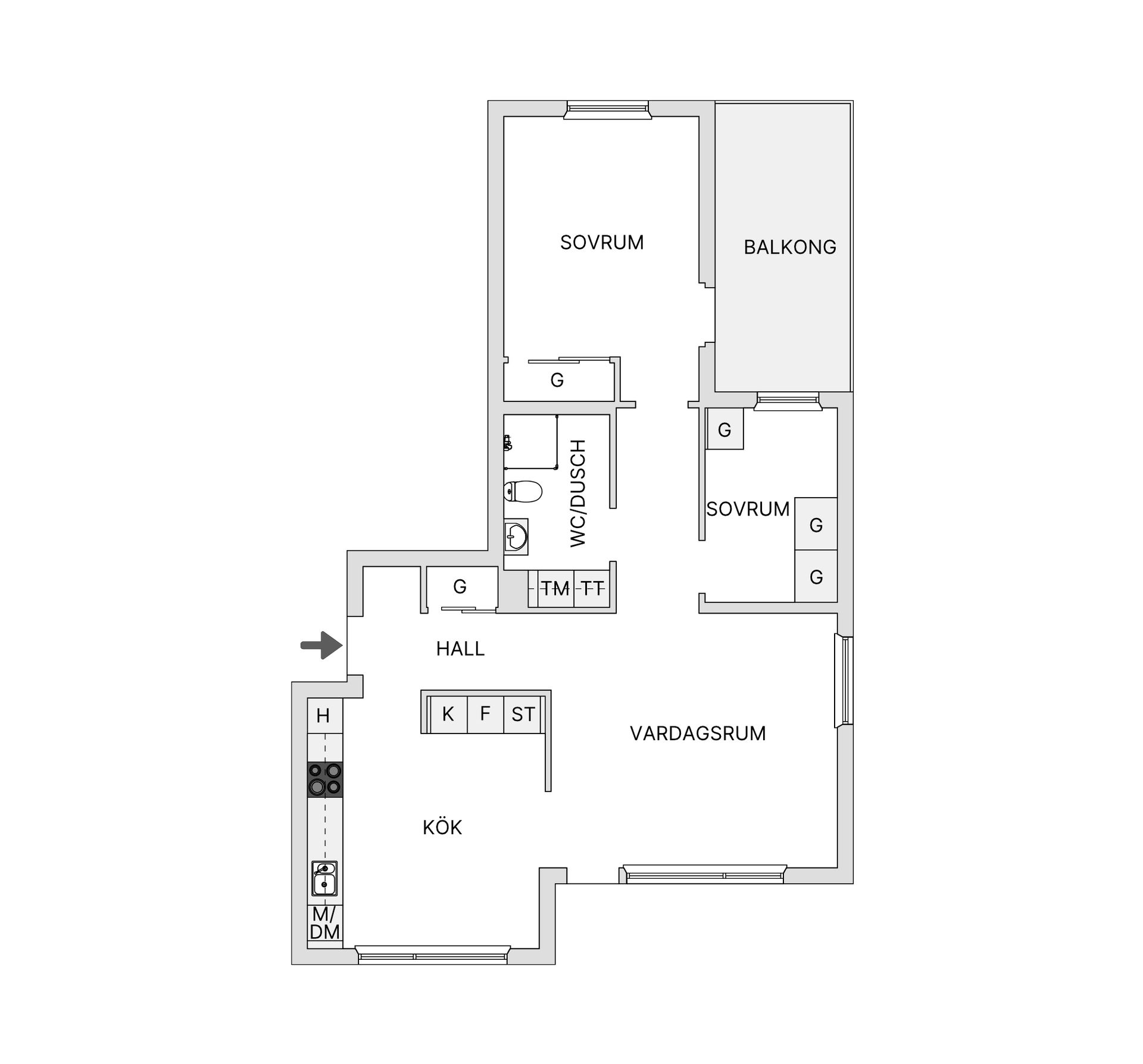 Bostadsrätt, Fruktträdsgatan 2, Centrala Hisingen Hildedal, Göteborg