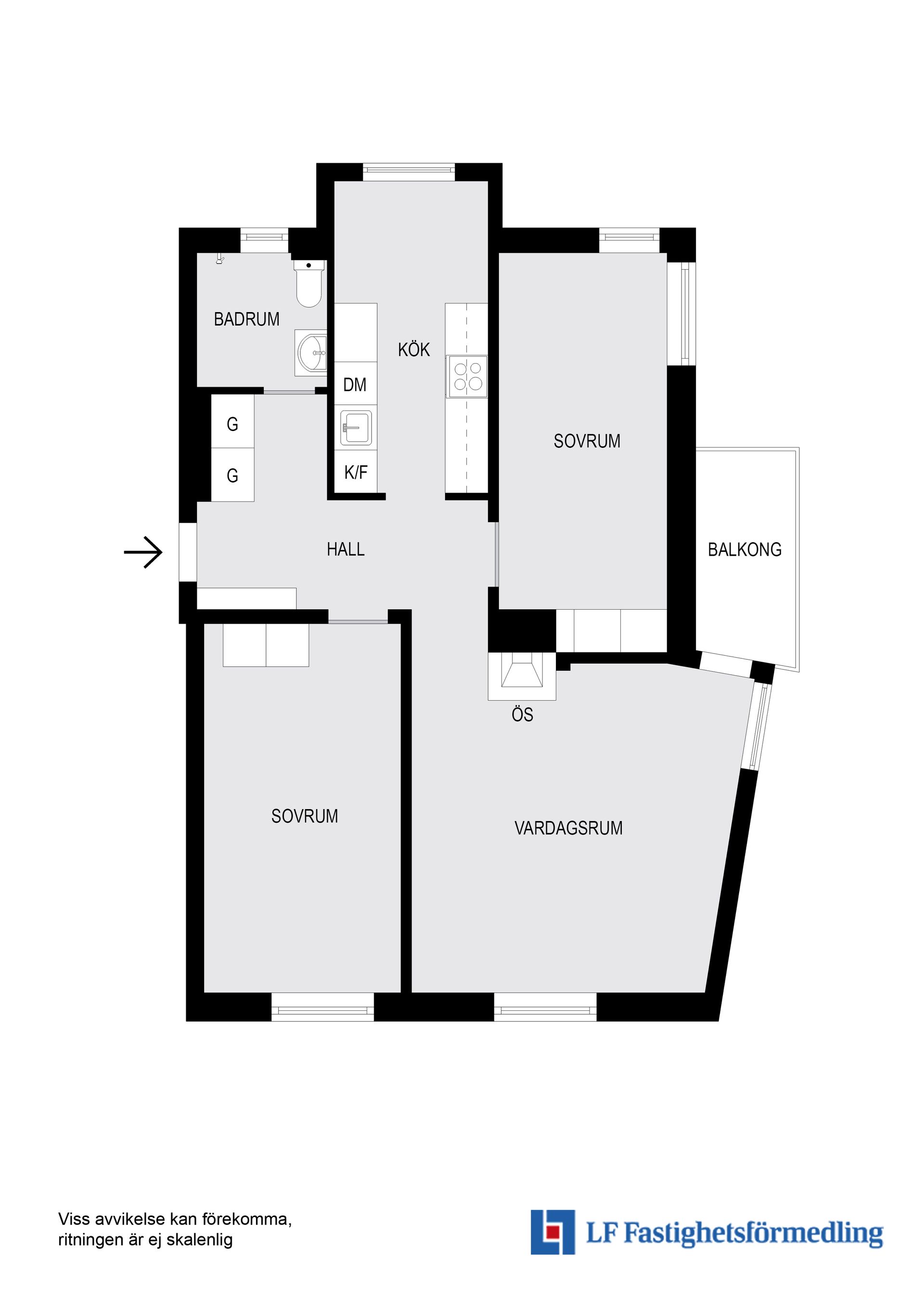 Bostadsrätt, Guldsmedsvägen 9, Blåsut, Stockholm