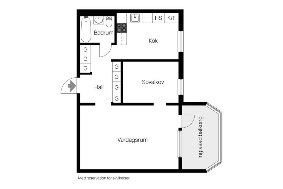 Bostadsrätt, Tallvägen 21, Södertorn, Oskarshamn