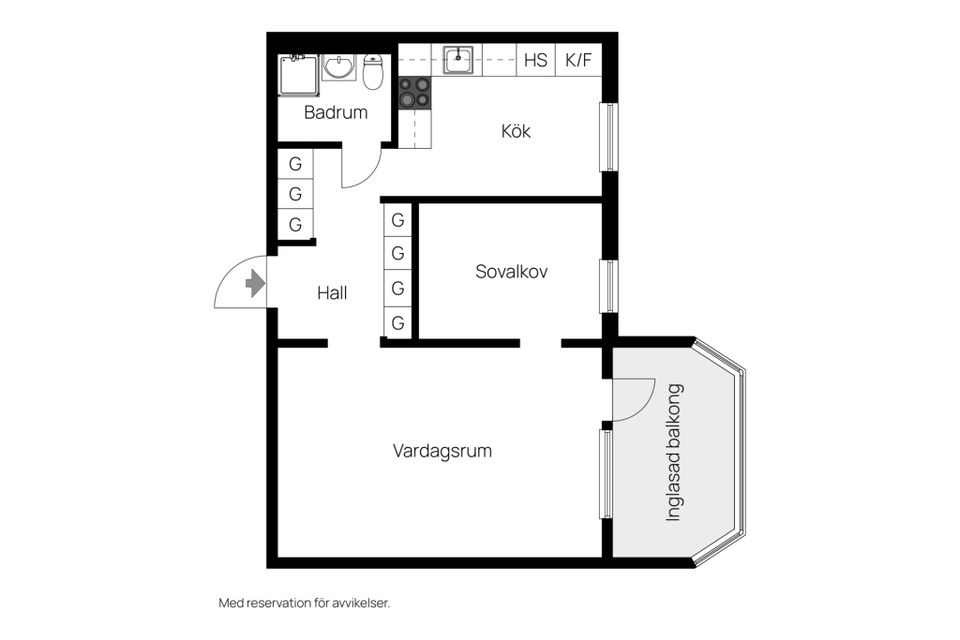 Bostadsrätt, Tallvägen 21, Södertorn, Oskarshamn