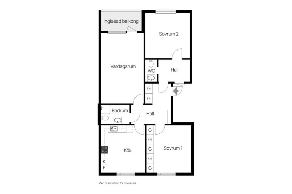 Bostadsrätt, Bagarbyvägen 34, Centrala Sollentuna, Sollentuna