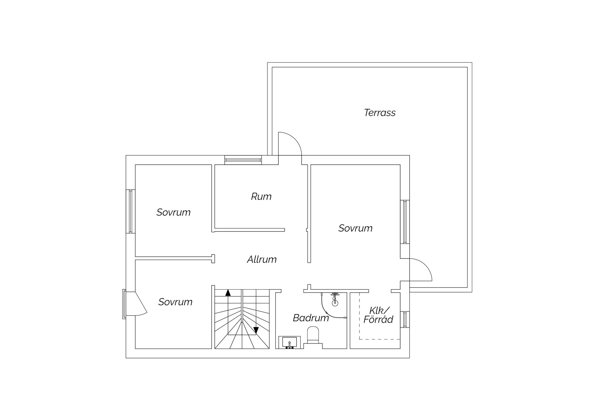 Bostadsrätt, Radhus, Bastenshällsvägen 14, Arnö, Nyköping