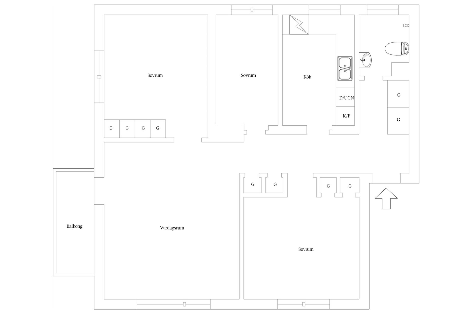 Bostadsrätt, Finn Malmgrens väg 65, Hammarbyhöjden, Stockholm
