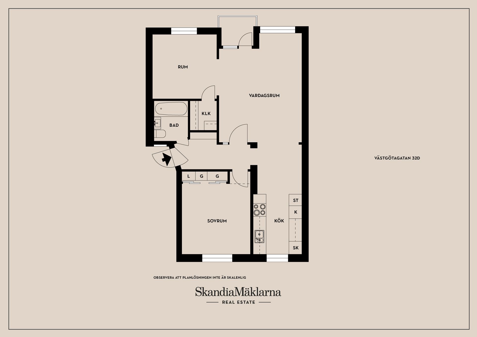 Bostadsrätt, Västgötagatan 32D, Malmen, Kristinehamn