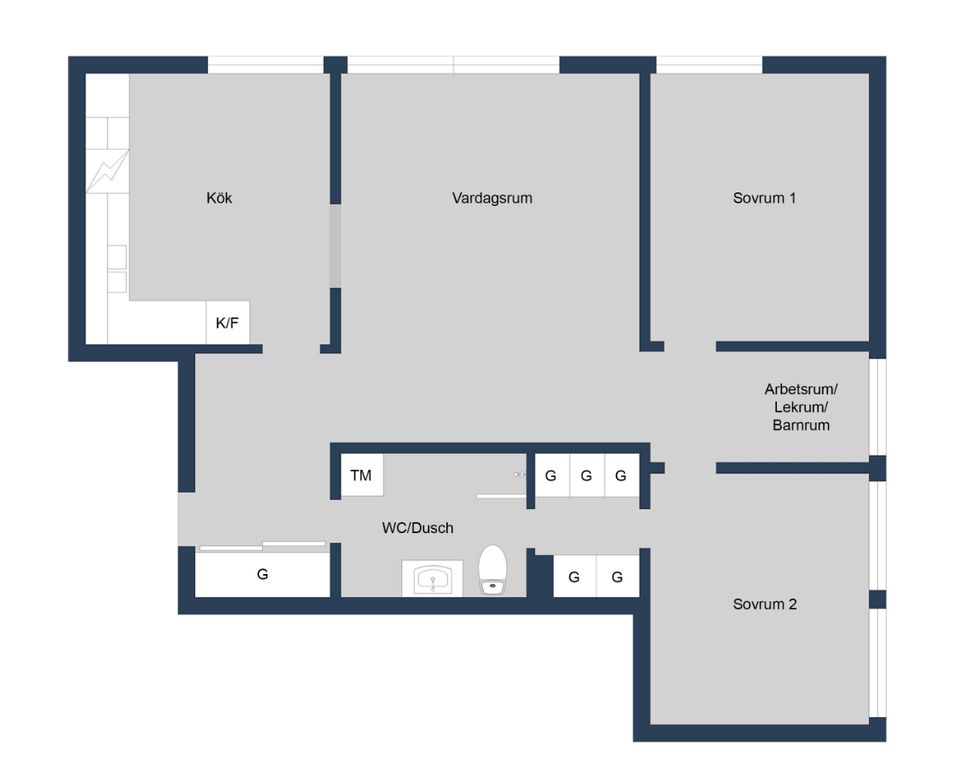 Bostadsrätt, Skönsbergsvägen 31A, Nedre Haga, Sundsvall