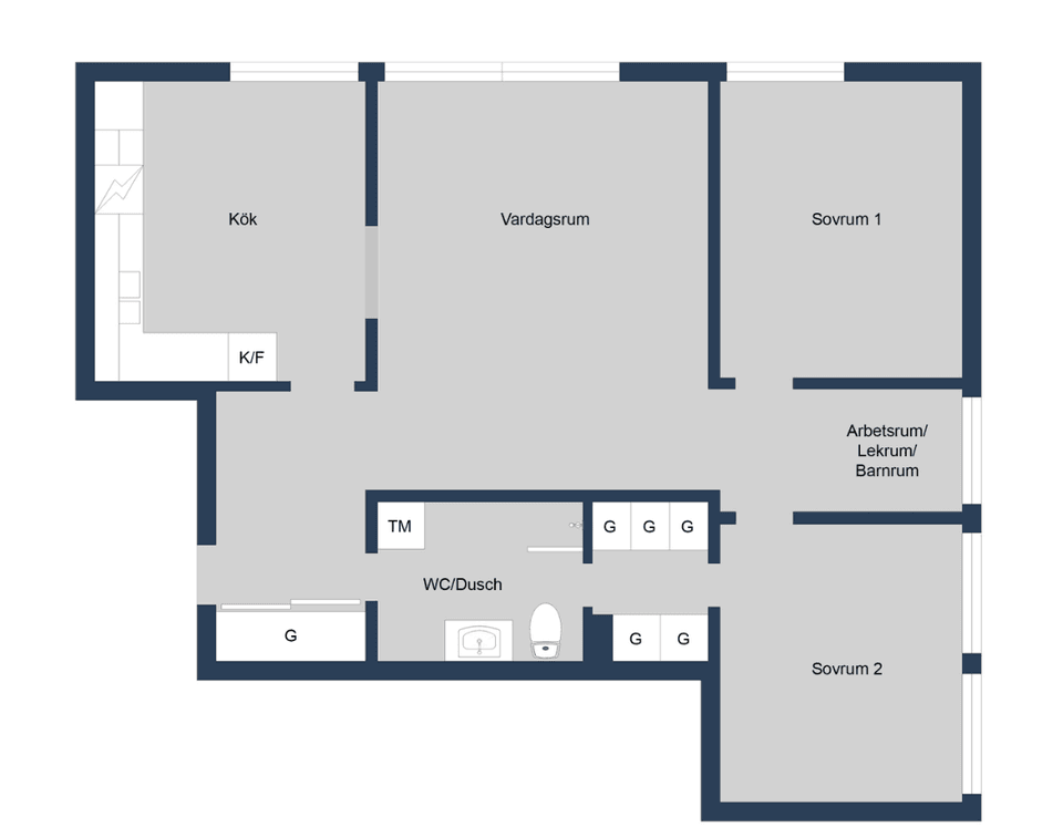 Bostadsrätt, Skönsbergsvägen 31A, Nedre Haga, Sundsvall