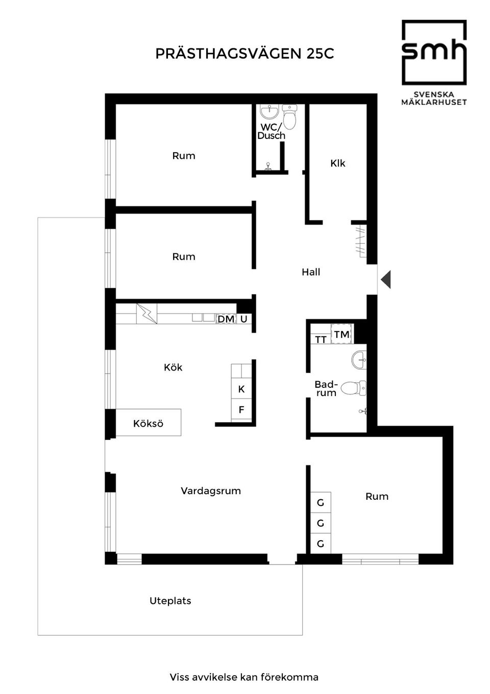 Bostadsrätt, Prästhagsvägen 25C, Kungsängen/Strandvägsområdet, Upplands-Bro