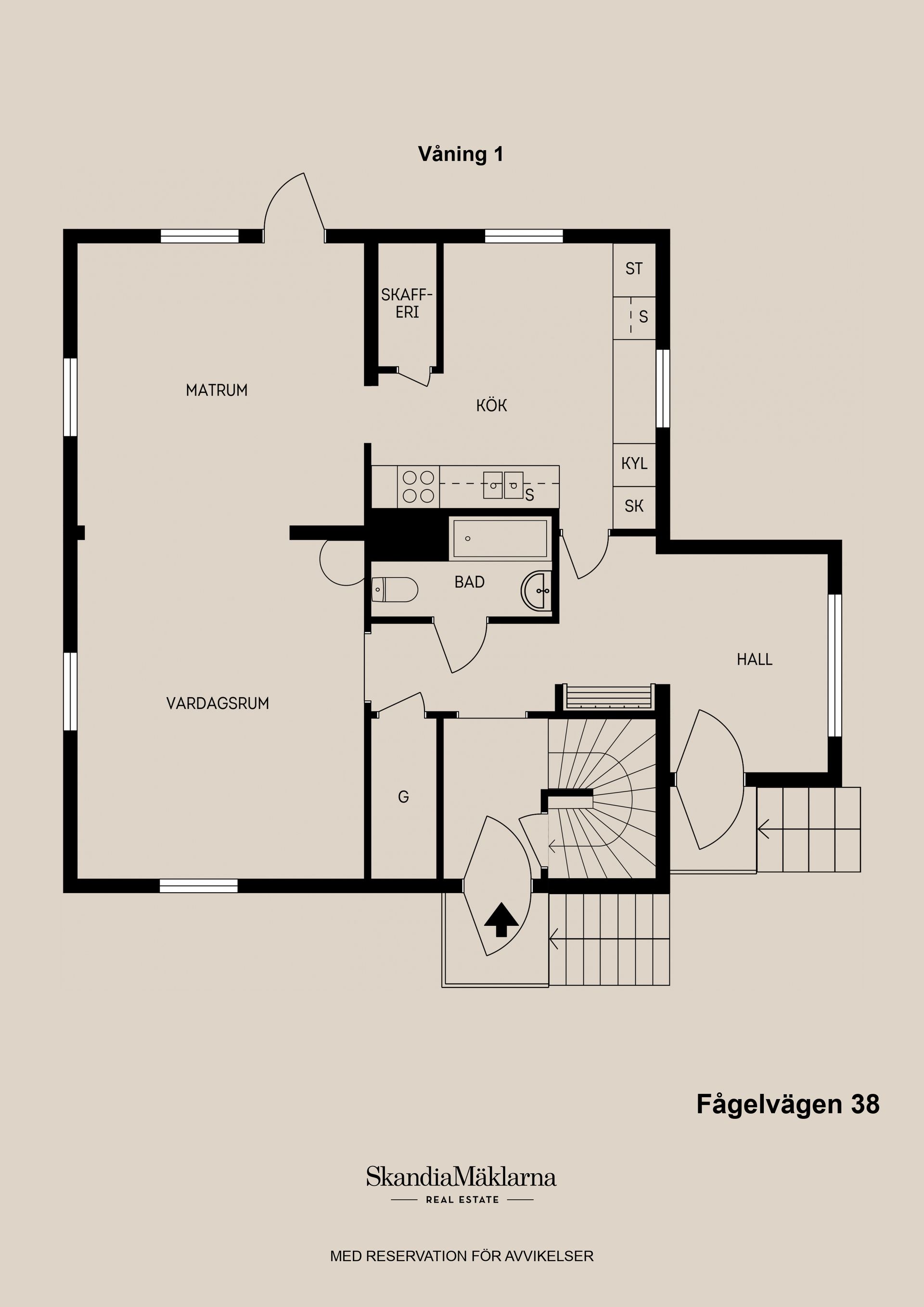 Villa, Fågelvägen 38, Sandviken