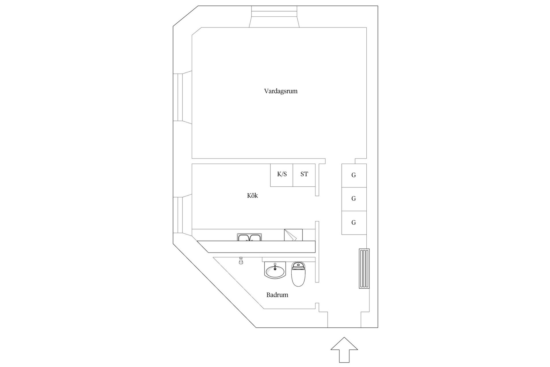 Bostadsrätt, Sankt eriksgatan 19, Kungsholmen - Norr Mälarstrand, Stockholm