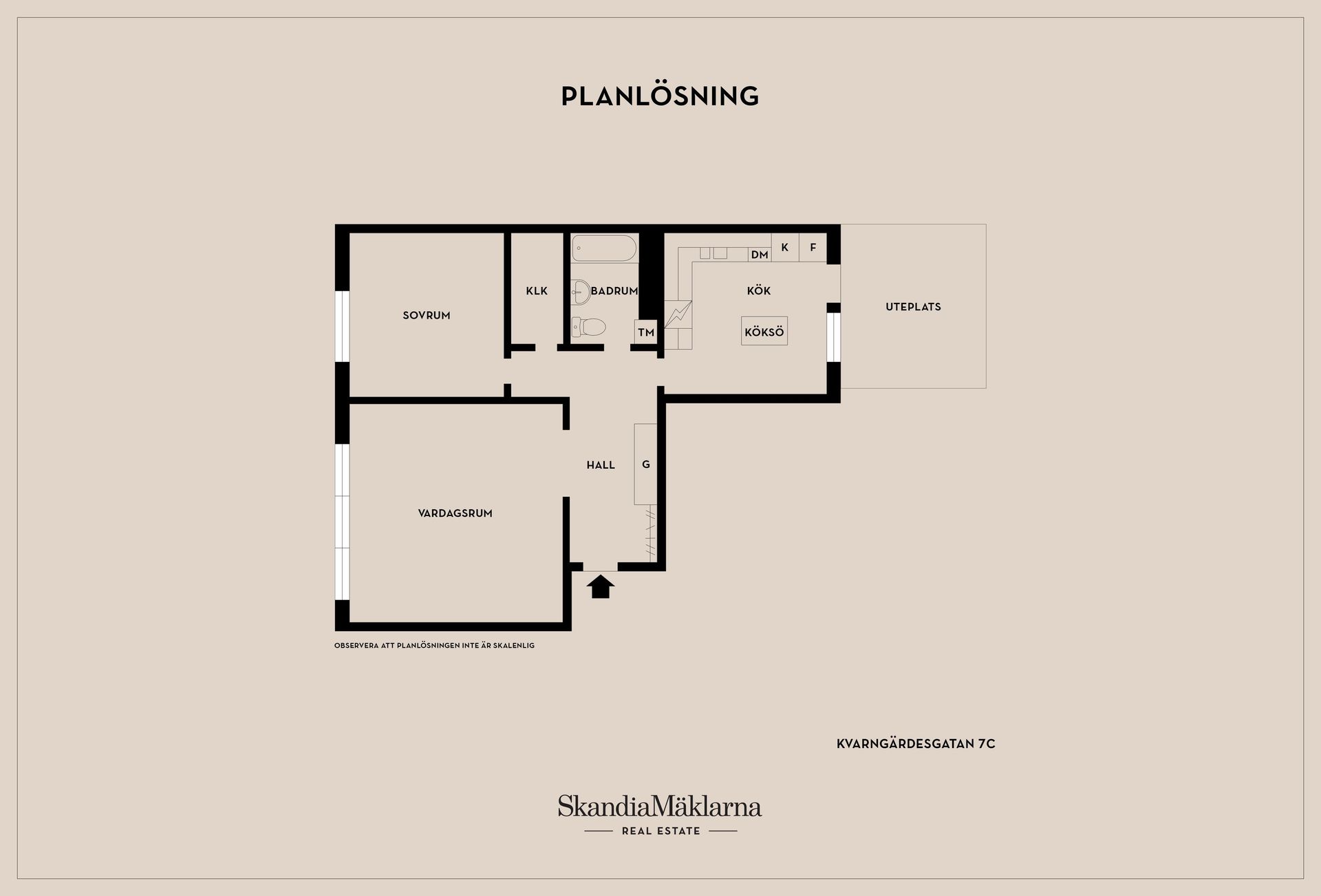 Bostadsrätt, Kvarngärdesgatan 7C, Söder, Eskilstuna