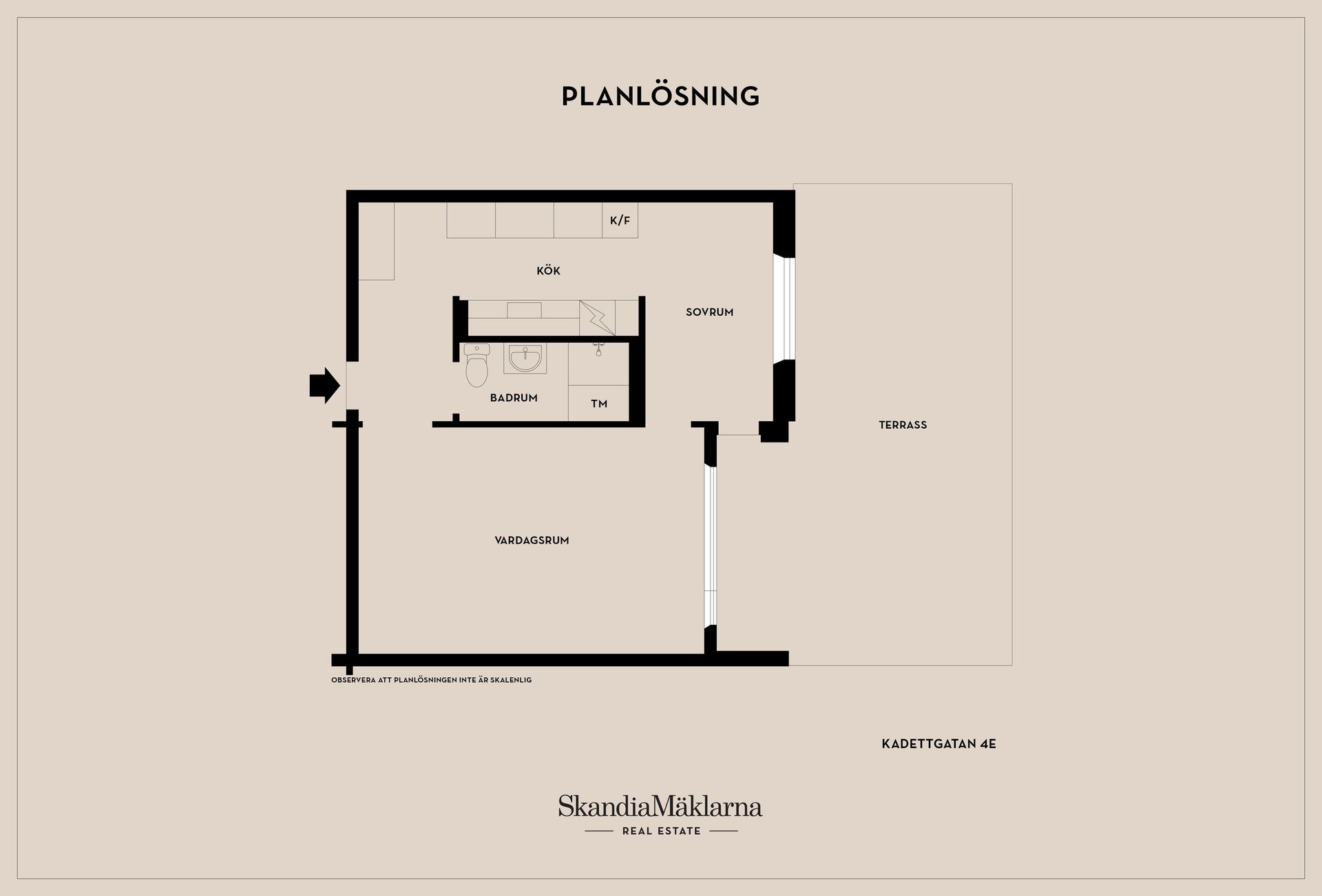 Bostadsrätt, Kadettgatan 4E, Västra Berga, Helsingborg