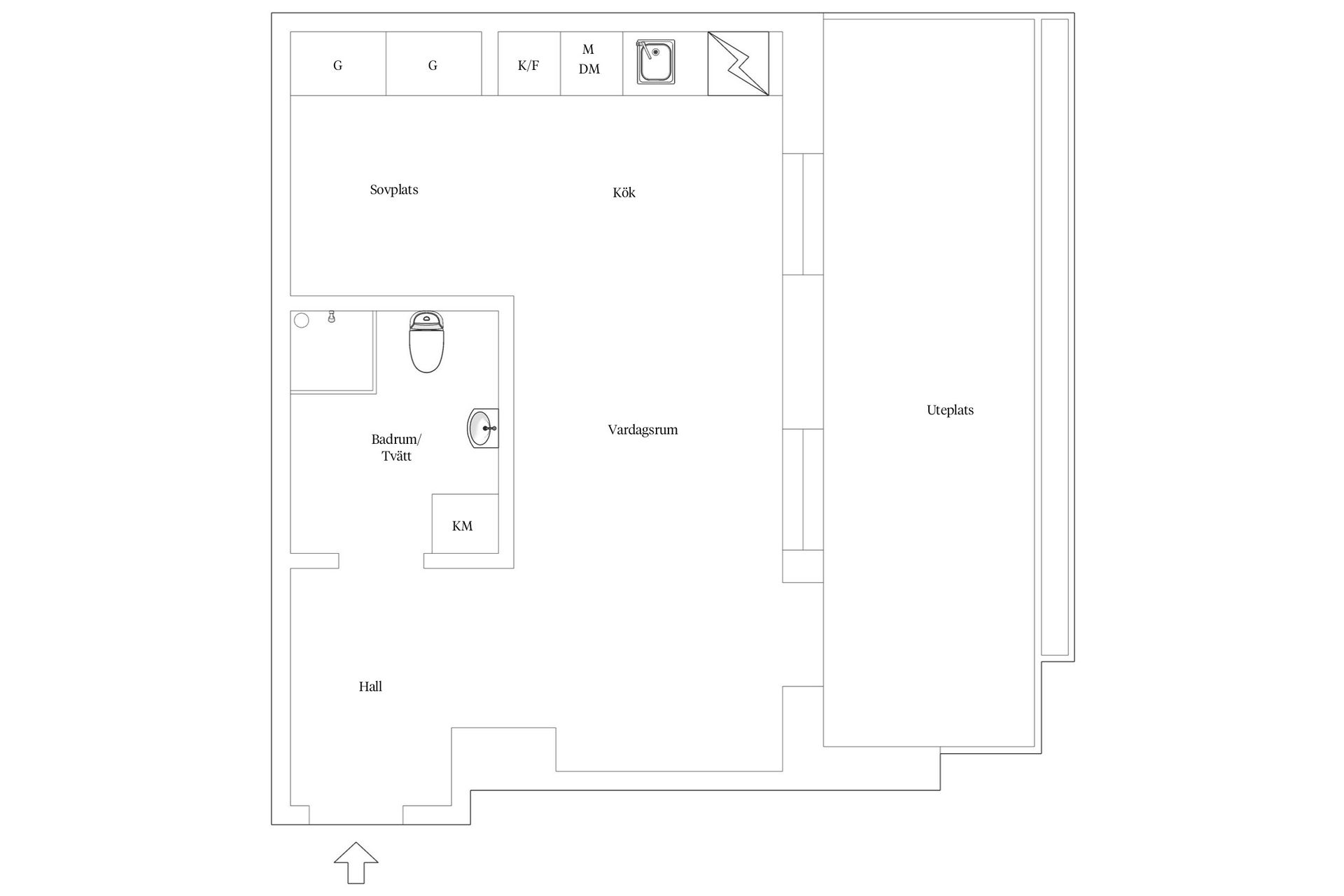 Bostadsrätt, Drottninggatan 1AA, Slussen, Malmö