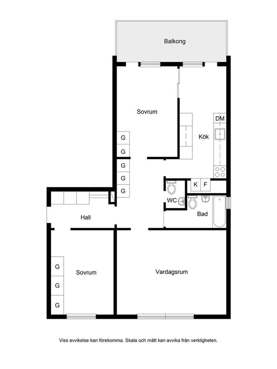 Bostadsrätt, von Lingens Väg 11, Rosengård, Malmö