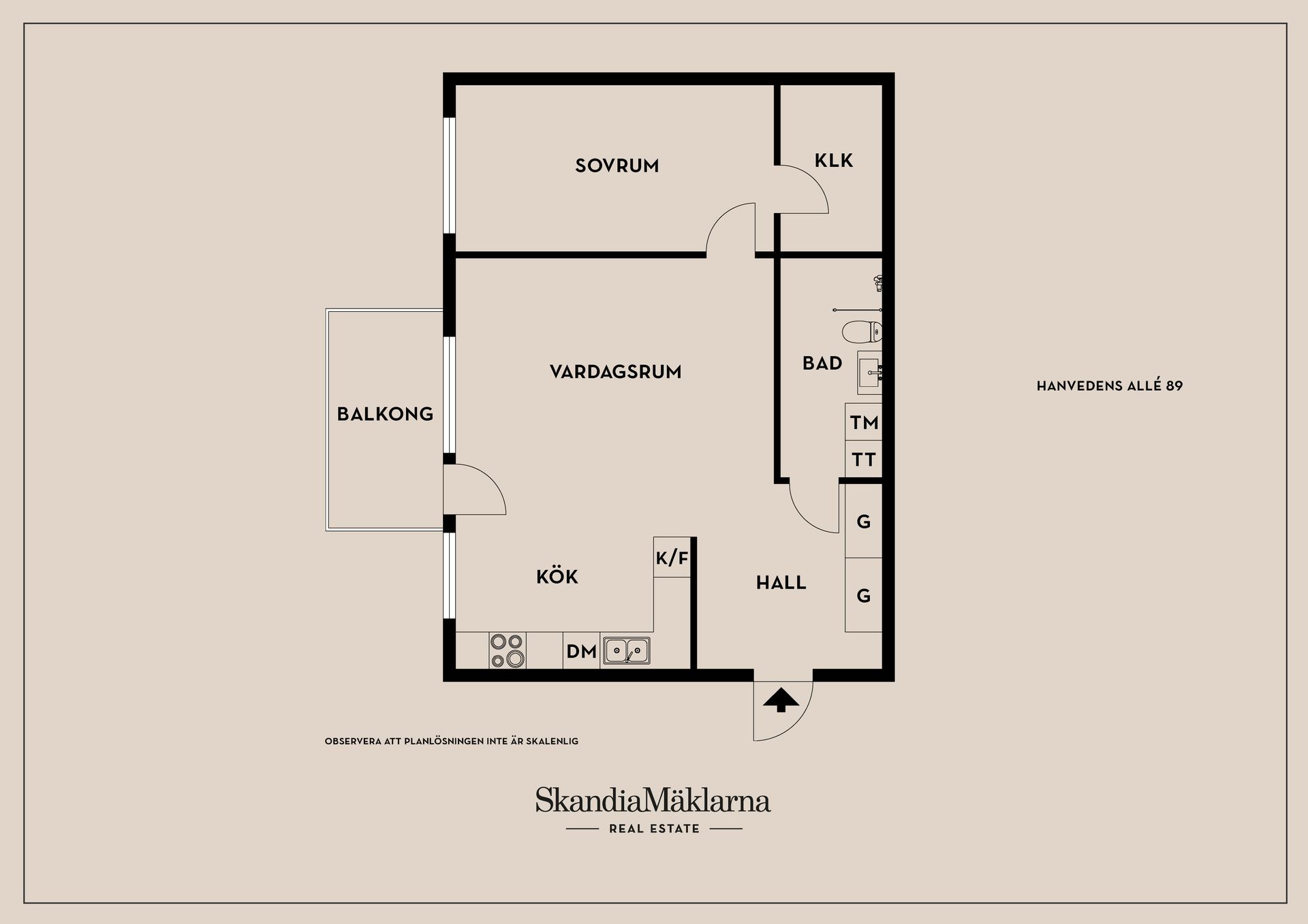 Bostadsrätt, Hanvedens allé 89, Botkyrka