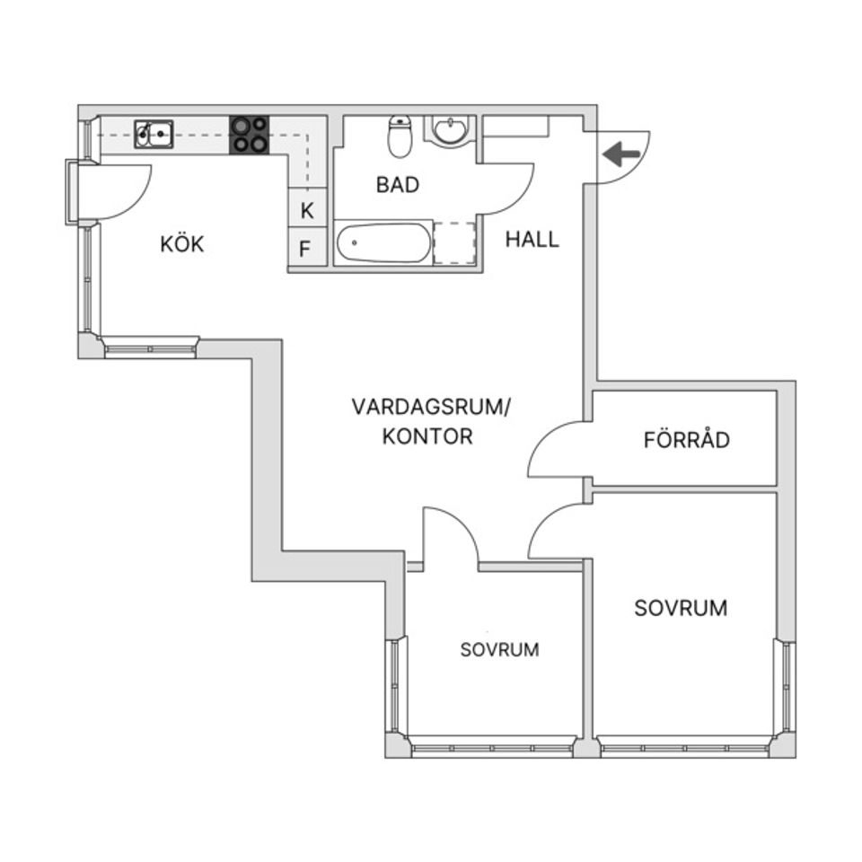 Bostadsrätt, Birgittavägen 23, Jakobsberg, Järfälla