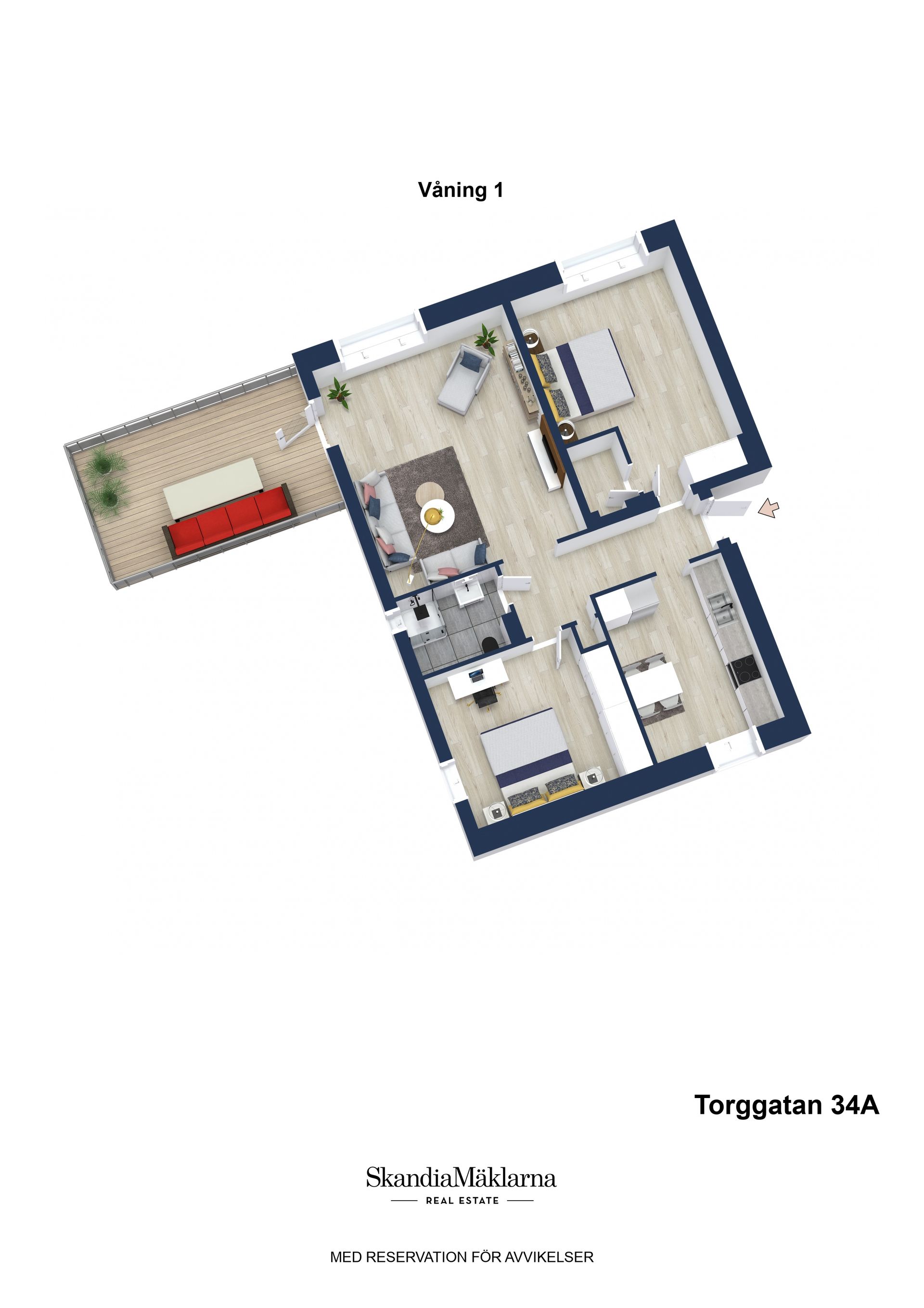 Bostadsrätt, Torggatan 34A, Sandviken