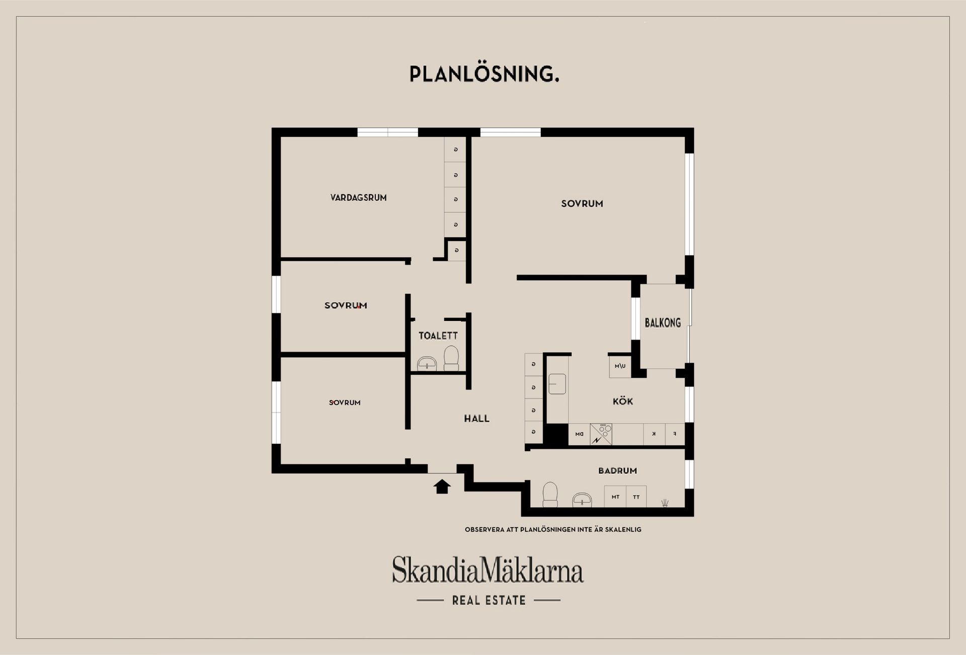 Bostadsrätt, Frontgatan 8A, Fredriksdal, Helsingborg