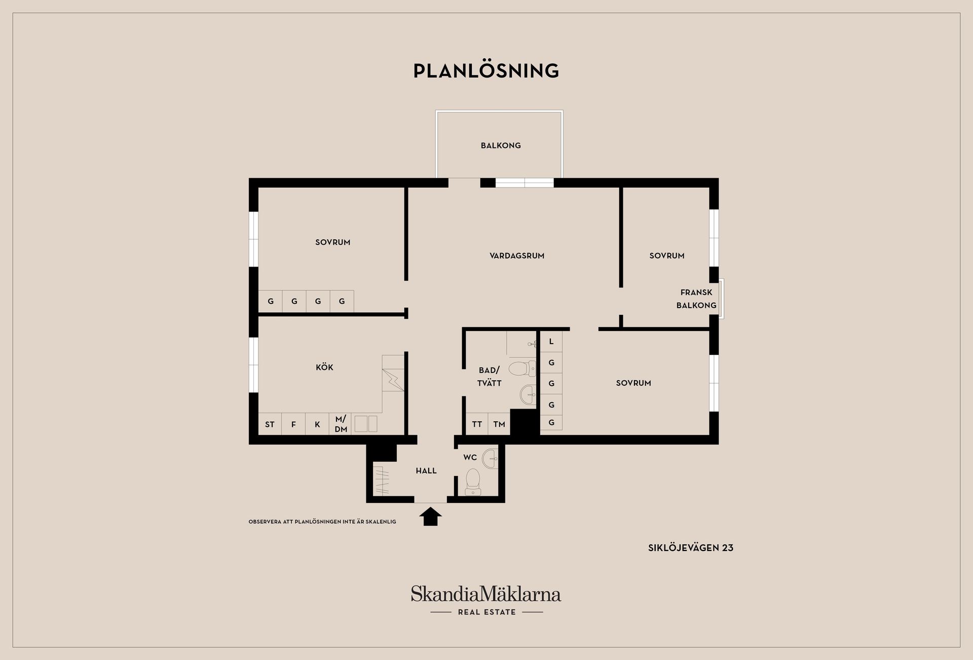 Bostadsrätt, Siklöjevägen 23, Centrala Tyresö, Tyresö