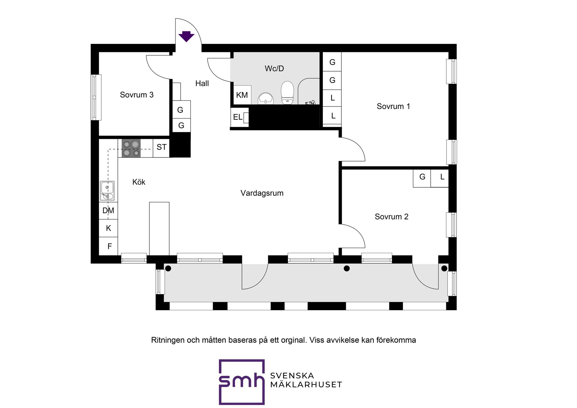 Bostadsrätt, Klädesvägen 38, Bromma / Brommaplan, Stockholm