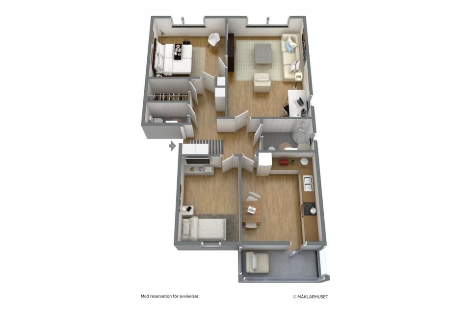 Bostadsrätt, Högarörsgatan 9 LGH 1002, Lagavallen, Ljungby