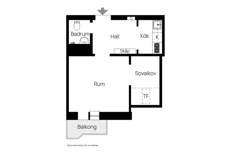 Bostadsrätt, Hansagatan 5, City, Trelleborg