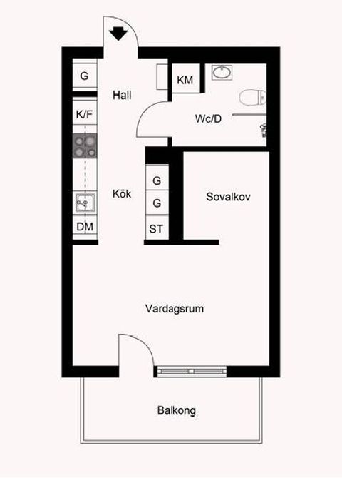 Bostadsrätt, Vintergatan 2B, Sundbyberg Centrum, Sundbyberg