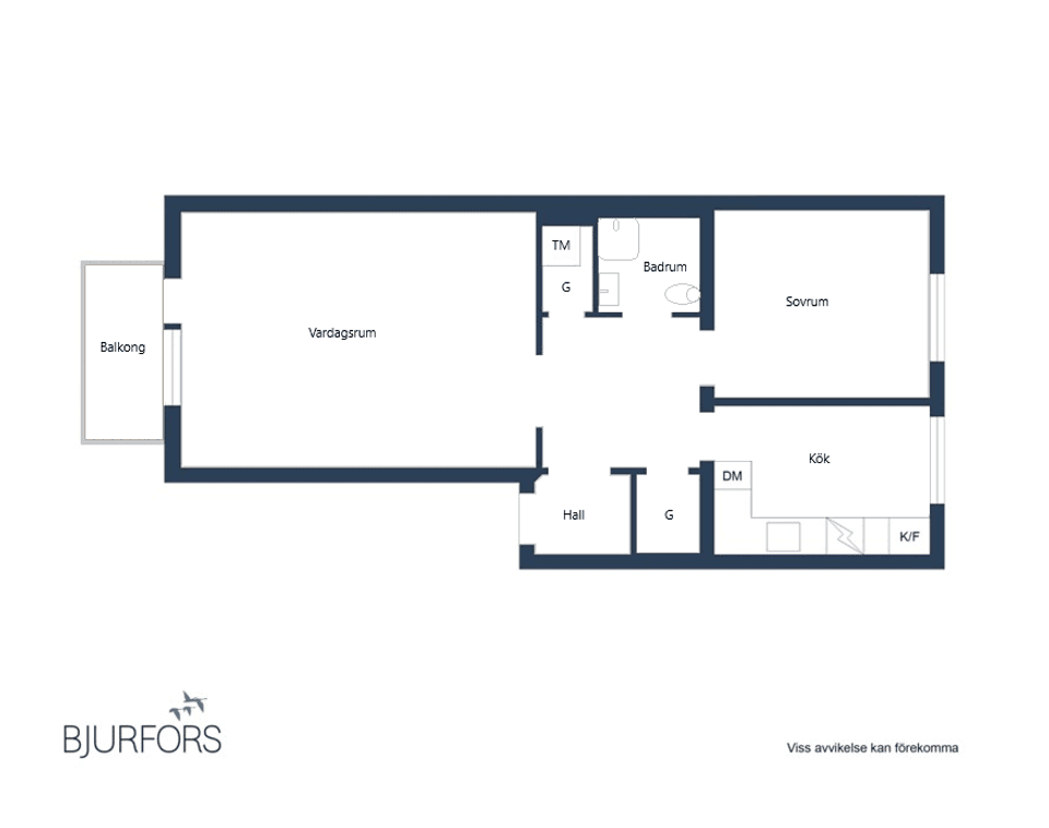 Bostadsrätt, Åsgatan 33B, Norrböle, Skellefteå