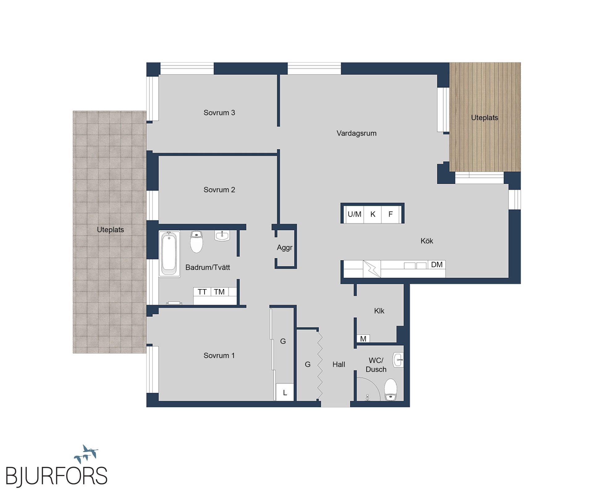 Bostadsrätt, Batterigatan 1, Södra Ekkällan, Linköping