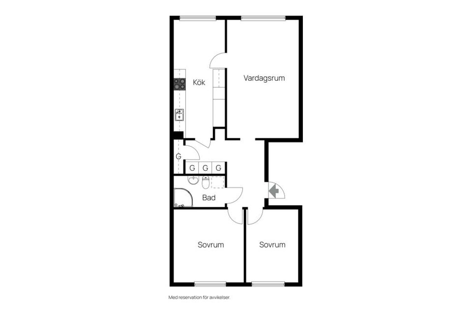 Bostadsrätt, Nygatan 86, Centralt, Trelleborg