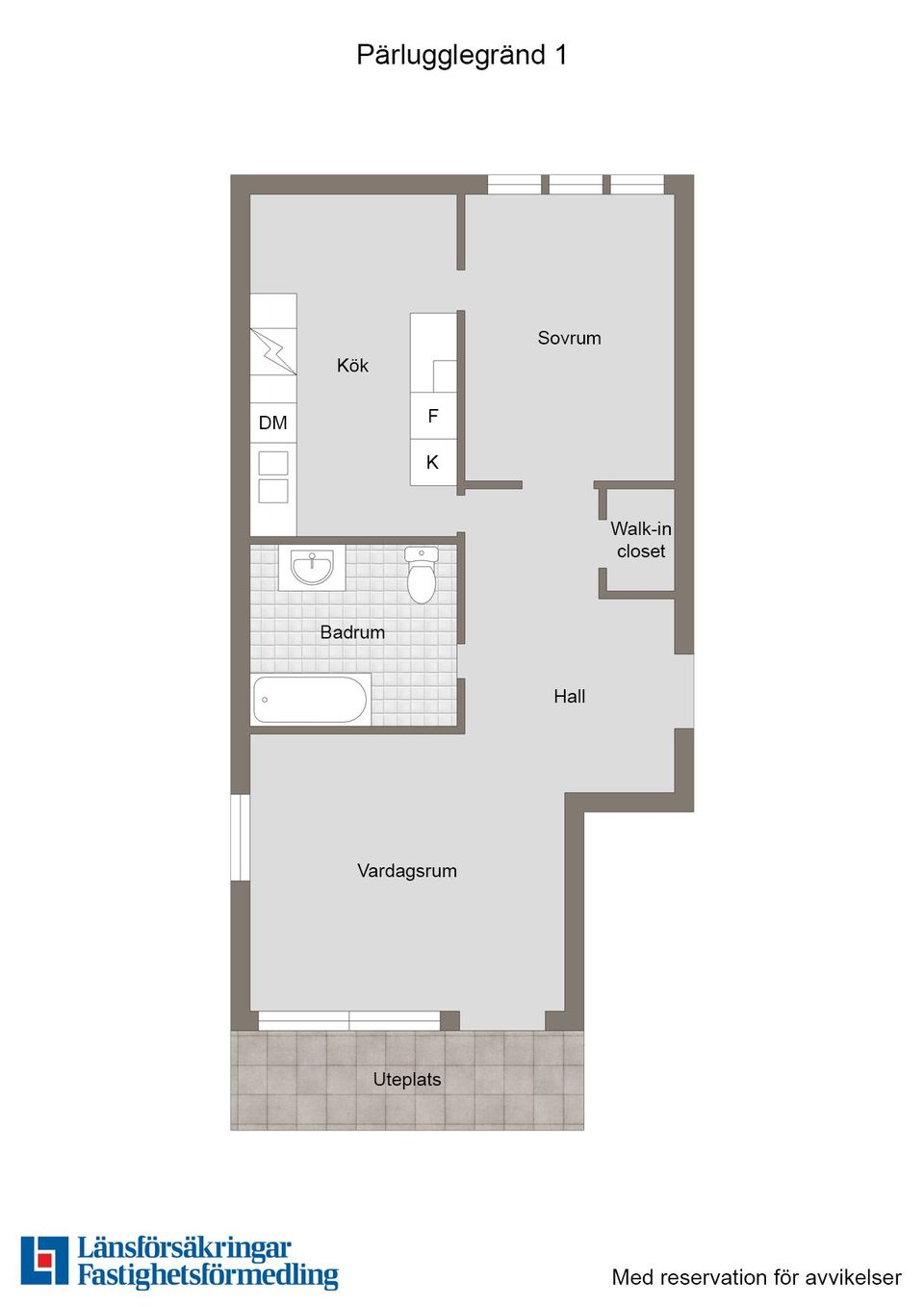 Bostadsrätt, Pärlugglegränd 1, Lillsidan, Enköping