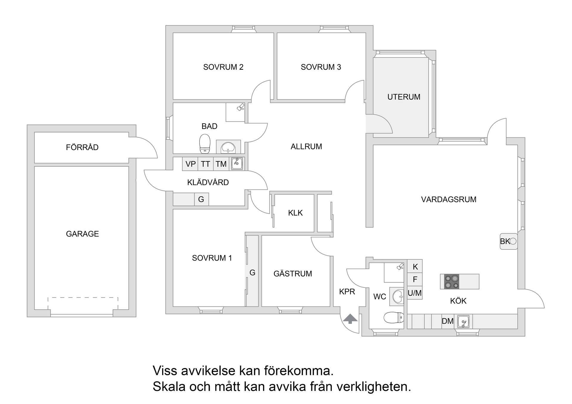 Villa, Klövervägen 3, Bålsta Viby Äng, Håbo