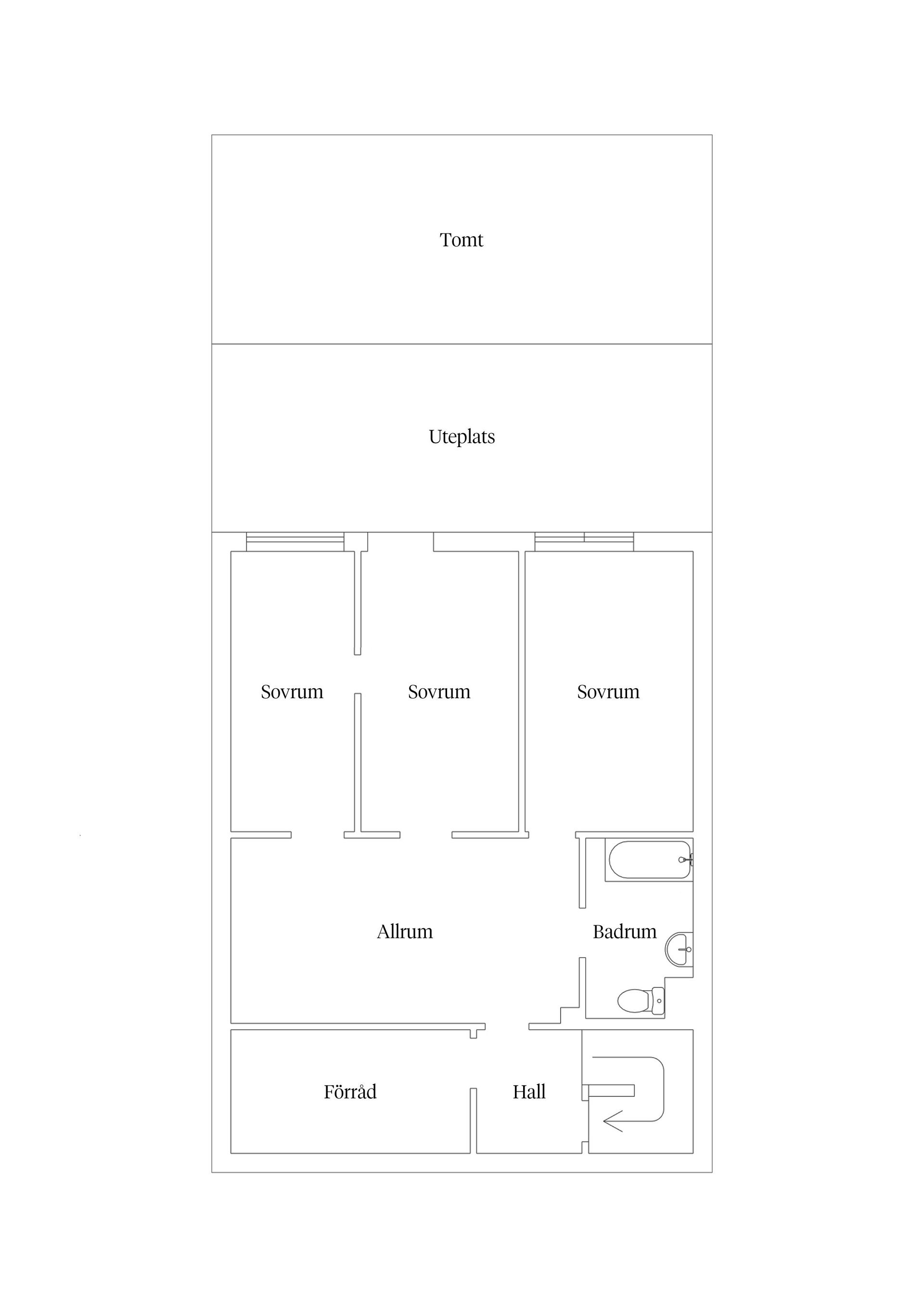 Bostadsrätt, Radhus, Britas gränd 39, Fullersta, Huddinge