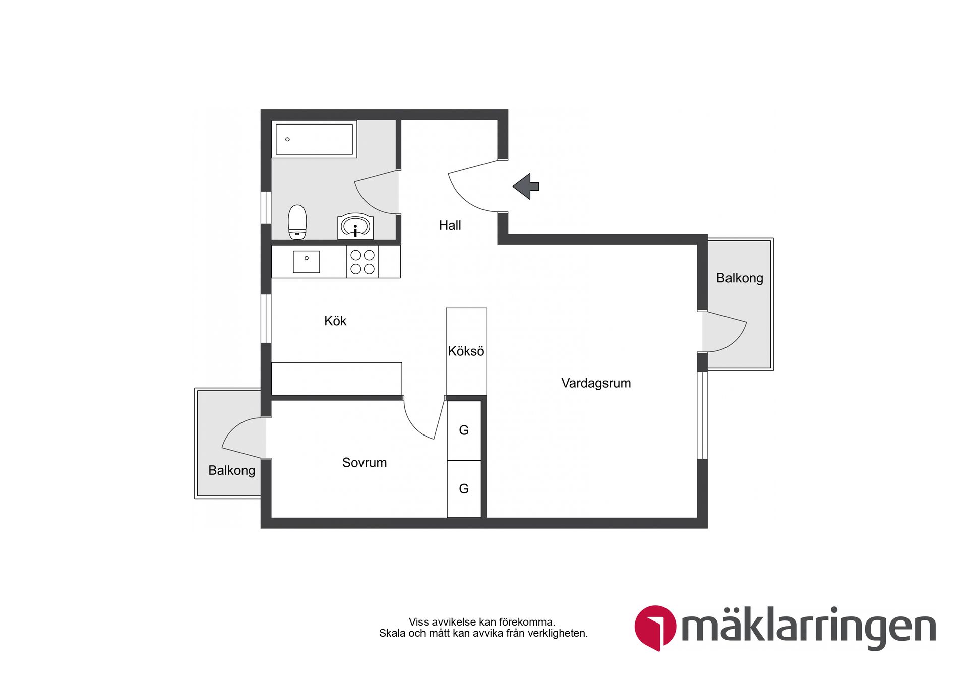 Bostadsrätt, Murarvägen 9, Bromma Abrahamsberg, Stockholm