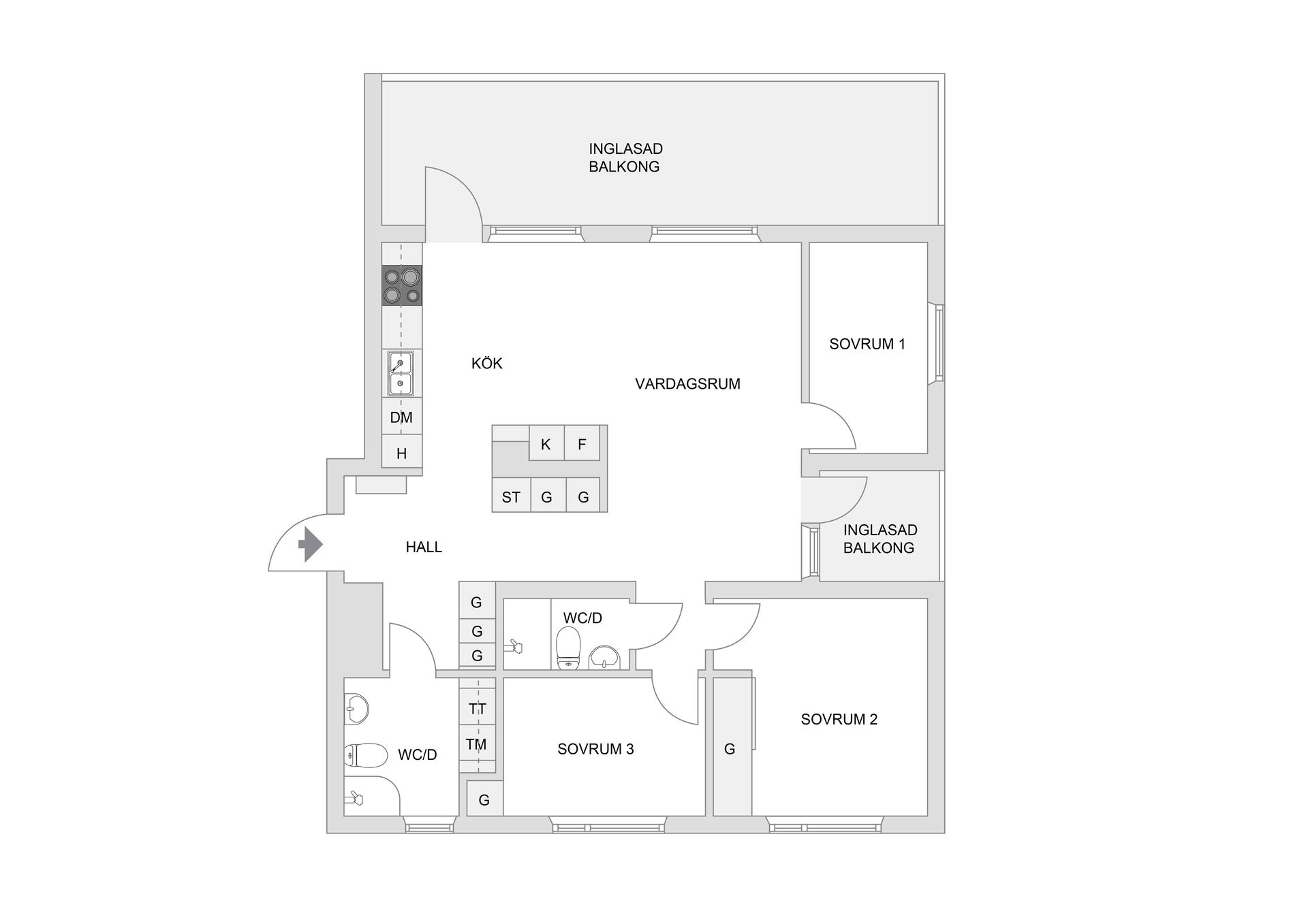 Bostadsrätt, Viksjöplan 46, Viksjö, Järfälla