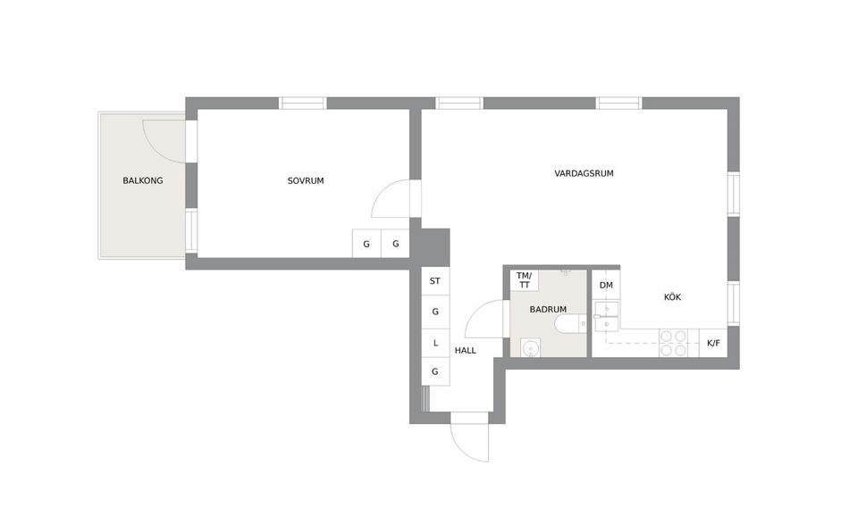 Bostadsrätt, Bredgatan 2A (lgh 1108), Visby innerstad, Gotland