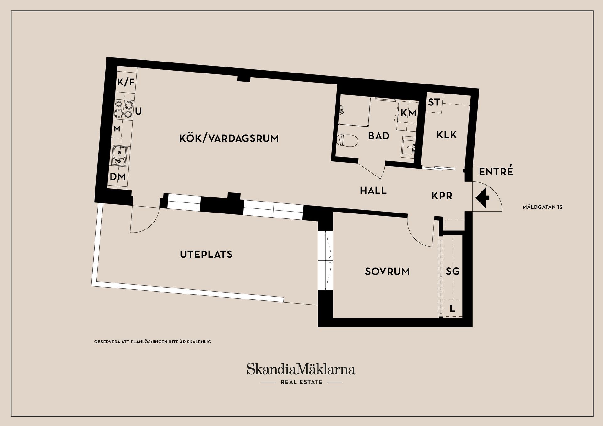 Bostadsrätt, Mäldgatan 12, Jakobsberg, Järfälla