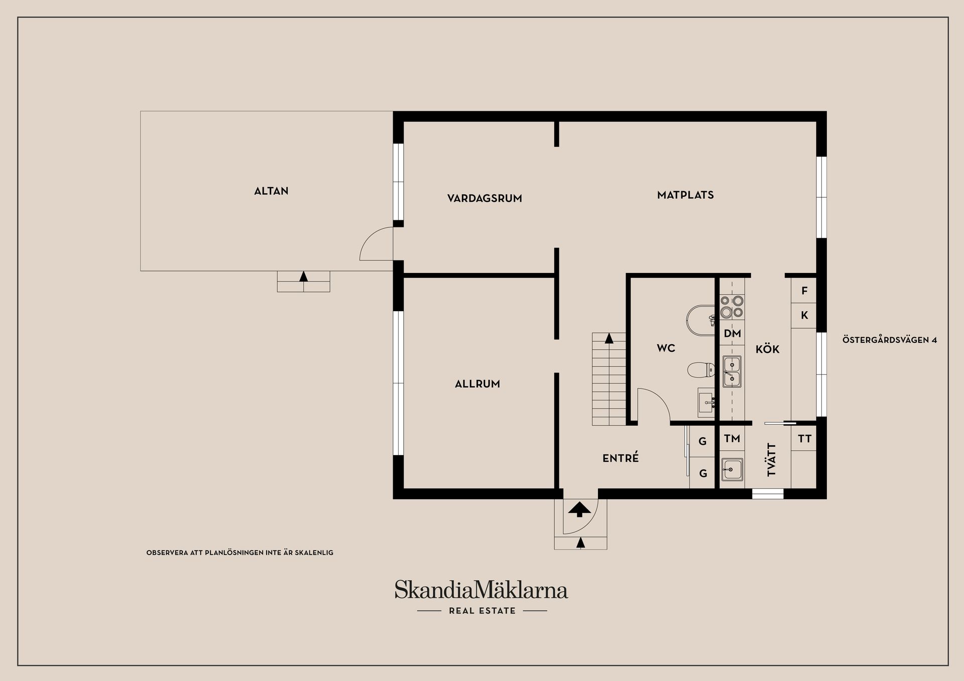 Villa, Östergårdsvägen 4, Ale