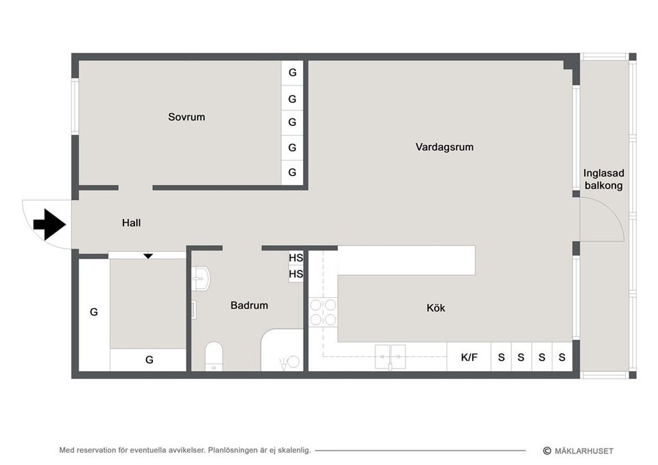 Bostadsrätt, Carl krooks gata 59, Söder, Helsingborg