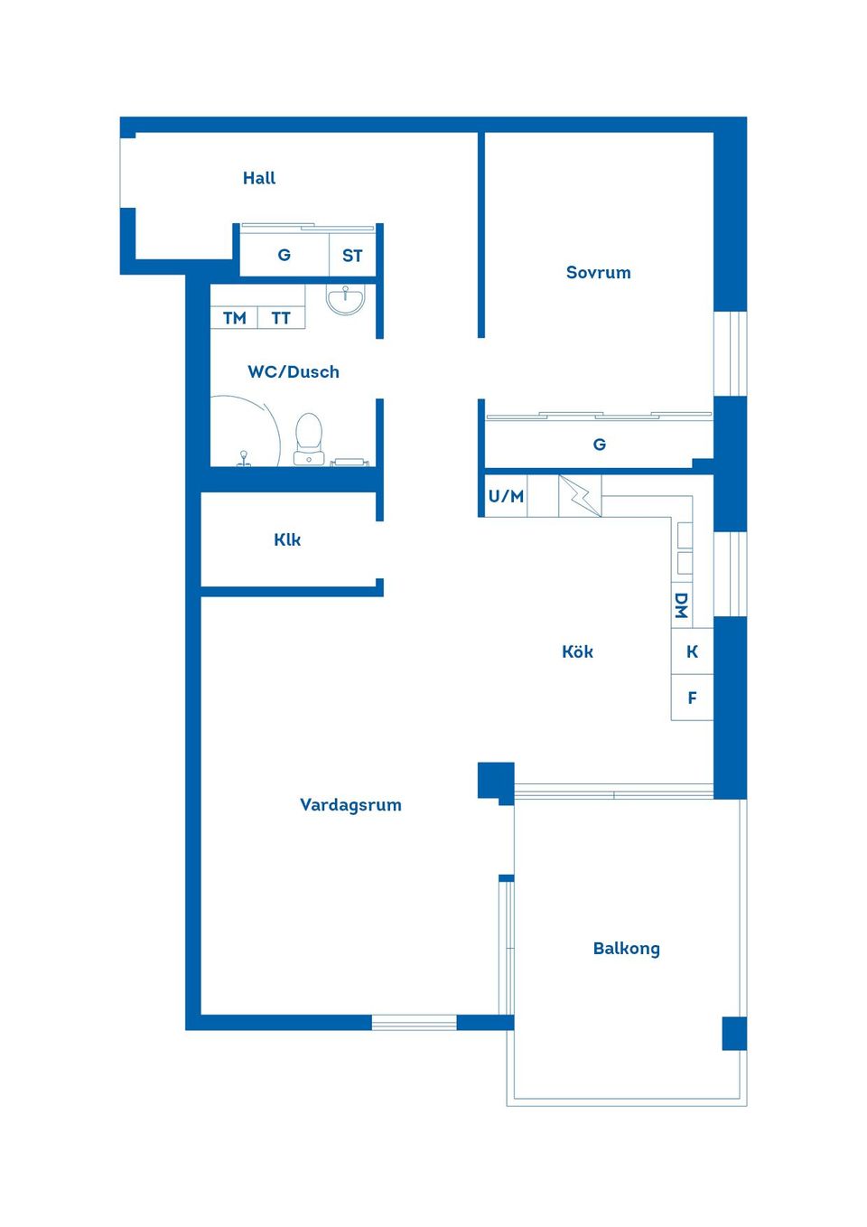 Bostadsrätt, Rotegatan 6, Södra Ekkällan, Linköping