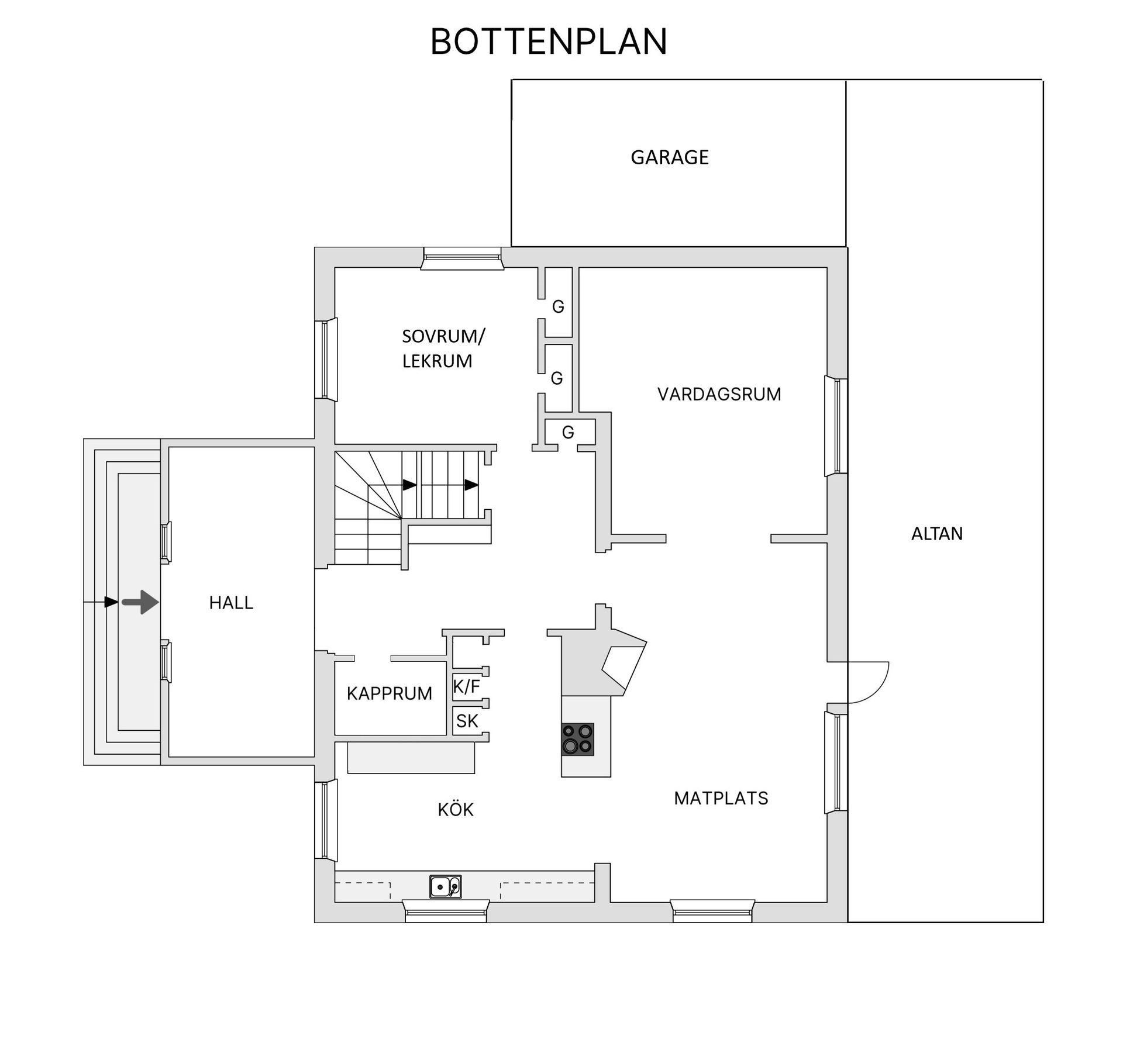Villa, Lönngatan 10, Älvsbacka, Skellefteå